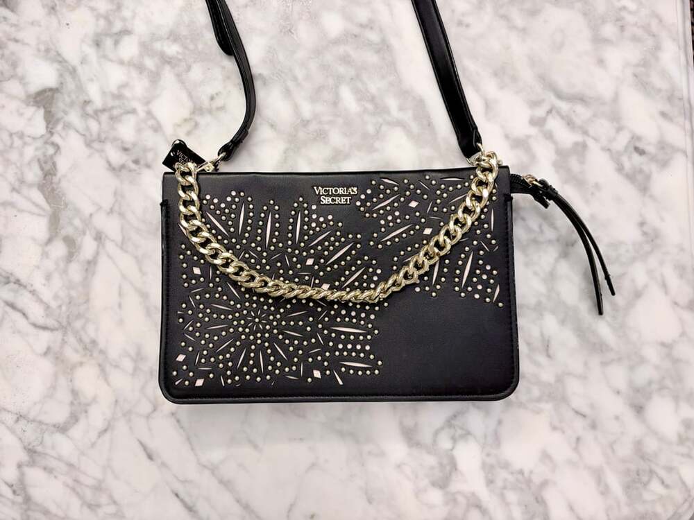 Victoria's Secret Y2K Whimsy Goth Studded‎ Convertible Mini Crossbody